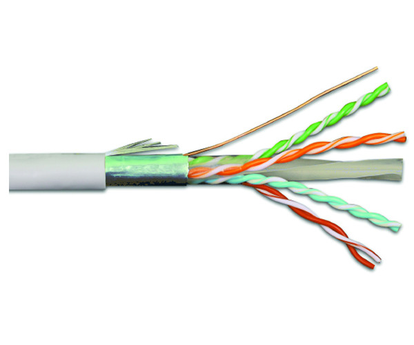 【清華同方（fāng）ROTA六類屏蔽網（wǎng）線】6類4對屏（píng）蔽雙絞線 CC71004FP