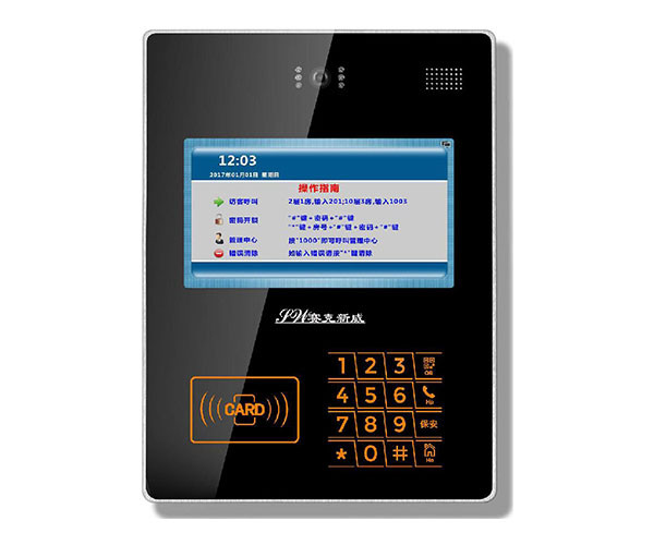 【數（shù）字可視（shì）對講係統】樓宇對講十大品牌-賽克新威廣告型樓宇對講（jiǎng）門口機SW72M40PIC