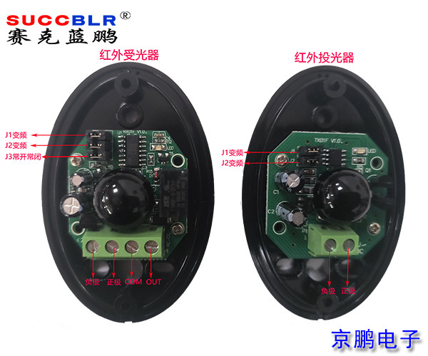 【門禁式定員監控係統設（shè）備】賽克藍鵬SUCCBLR變頻（pín）單光束紅外對射SL-GS120BP